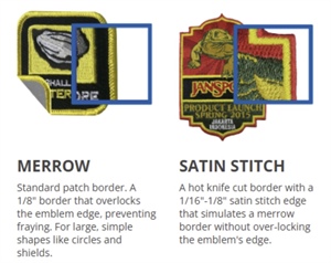 Merrow vs. Satin Stitch Edges: Choosing the Right Border for Your Patch Shape